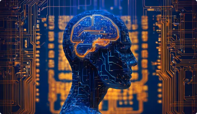 Artificial intelligence, machine learning and data science in a human form.